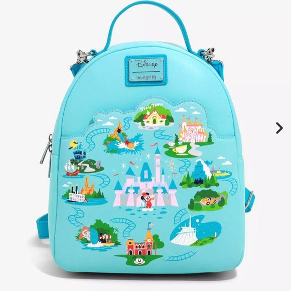 NWT Disneyland 65th Anniversary Loungefly Backpack - Picture 7 of 12